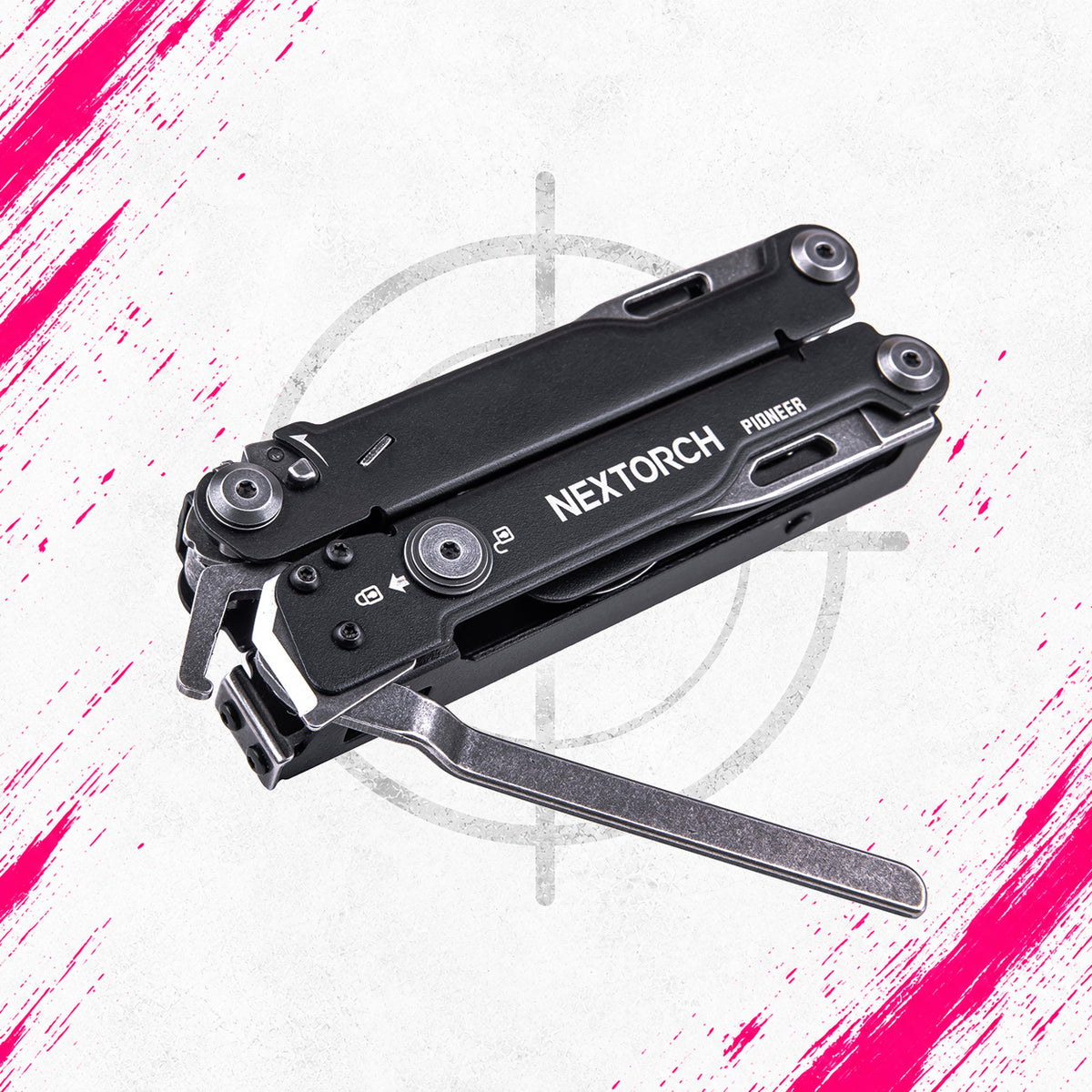 NEXTORCH MultiTool 15in1 - PIONEER MT20BK Black Edition