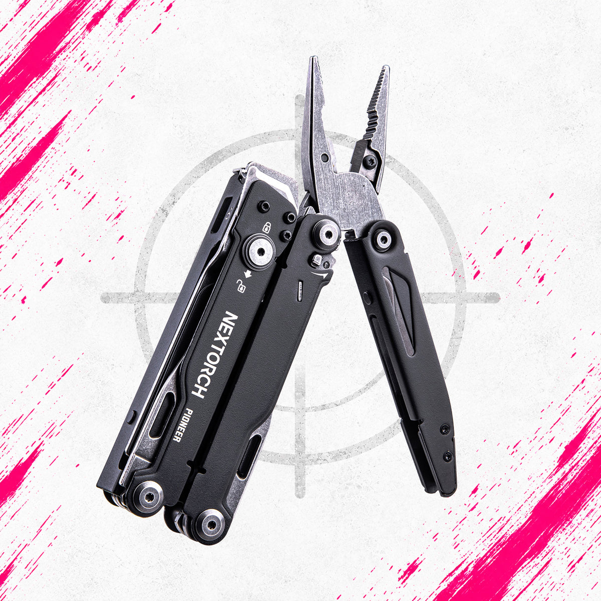 NEXTORCH MultiTool 15in1 - PIONEER MT20BK Black Edition
