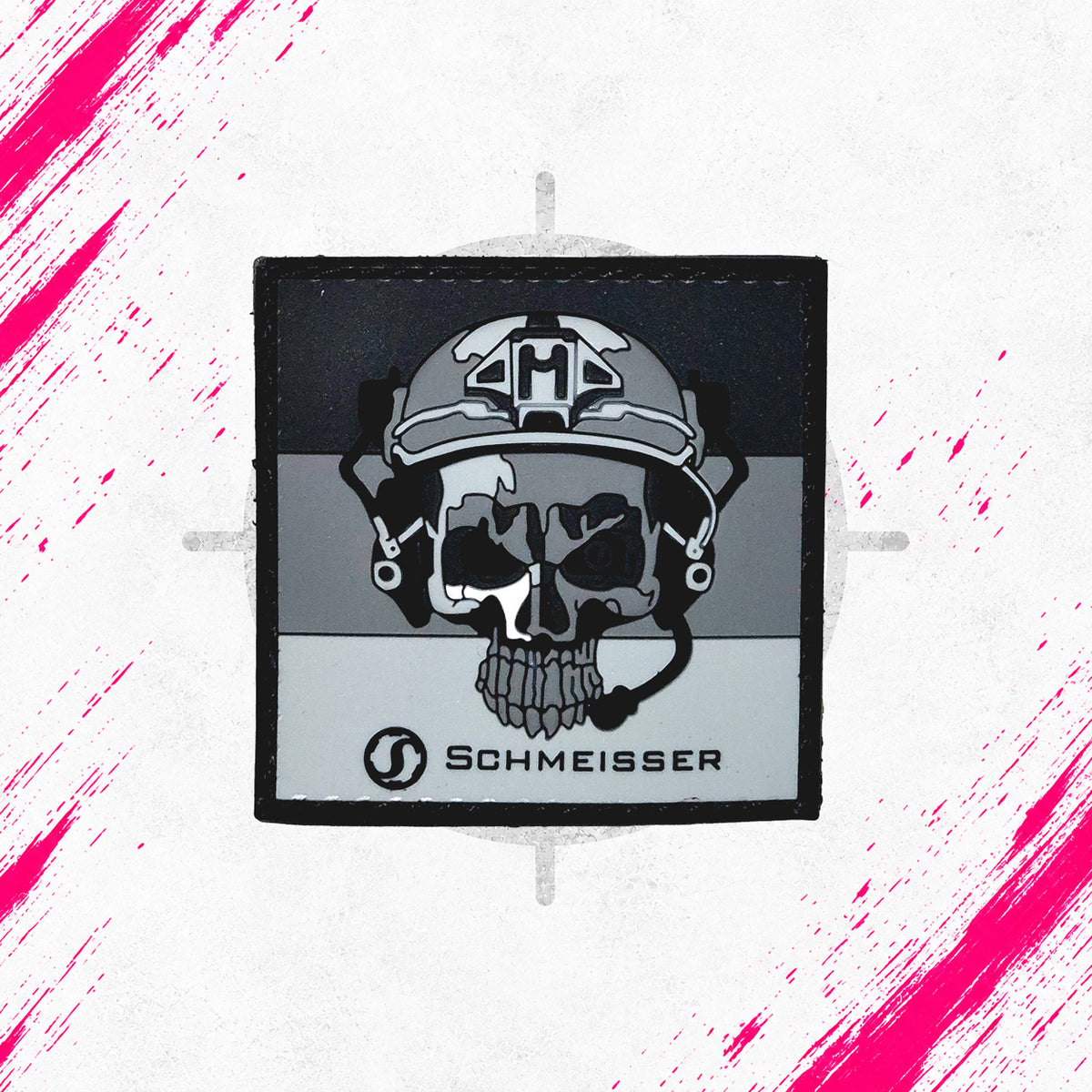 SCHMEISSER Skull Operator Patch - BLACK&WHITE Edition